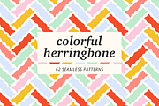 Colorful Herringbone Patterns, a Pattern Graphic by KT Designs (Thumbnail 1 of 10)