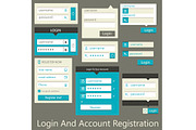Login And Account Registration, an UI Kit Template by Sabelskaya (Thumbnail 4 of 5)