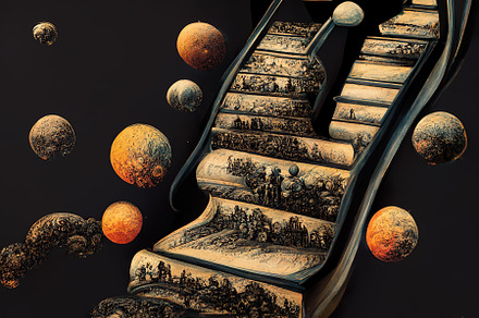 Futuristic stairs (Episode 001-3)