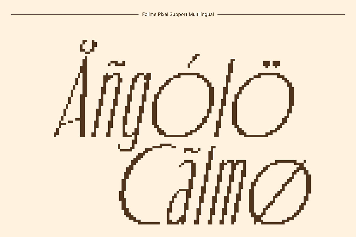 Folime Pixel, a Sans Serif Font by Craft Supply Co. (Photo 7 of 8)