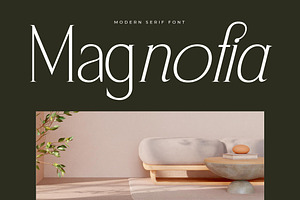 Magnofia Modern Serif Font