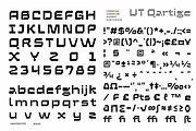 UT Qartige - A Technofuturistic Font, a Font by Universitype (Thumbnail 7 of 12)