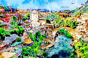 Aquarelleum Urban Sketcher Action, an Action Add-On by MRI STUDIO (Thumbnail 11 of 13)