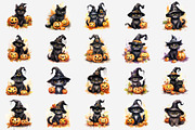 Halloween Black Cat, an Illustration by Gemstone (Thumbnail 2 of 12)