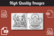 Cozy Winter Coloring Book, an Education Illustration by Ammar Arts (Thumbnail 2 of 2)