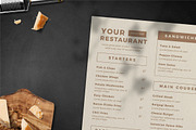 Vintage Food Menu, a Print Template by The Savory Directors (Thumbnail 2 of 3)
