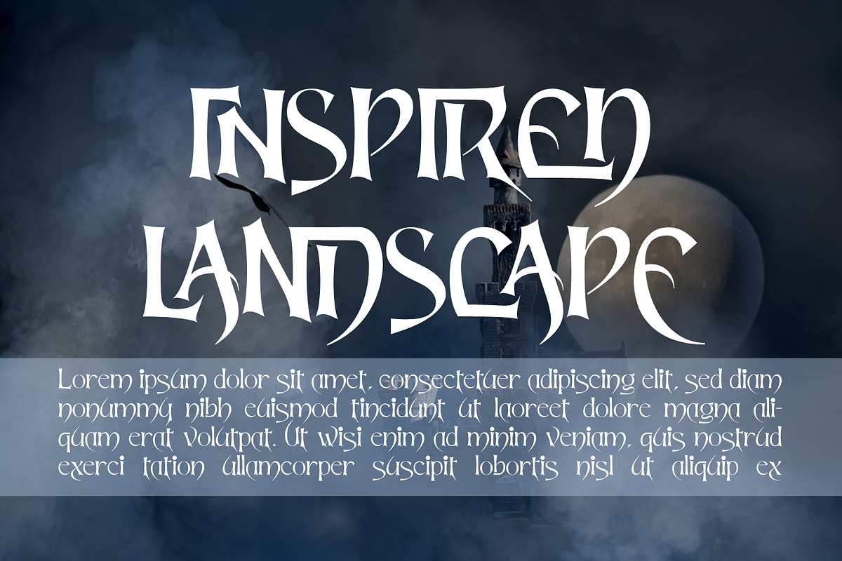 INTRICATE NARRATIVE FONT, a Sans Serif Font by 177Studio (Photo 2 of 8)