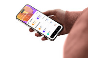 Phone 15 Pro Mockup in Hand, an iPhone Mockup by Asylab (Thumbnail 2 of 4)