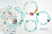 Watercolor Christmas Mice Clip art, an Animal Illustration by ArtPavo (Thumbnail 6 of 9)
