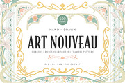 Art Nouveau Collection, an Object Graphic by DesignerCandies (Thumbnail 11 of 11)
