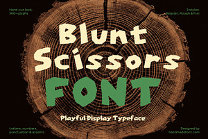 Blunt Scissors Font