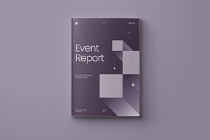 Event Report Template - Qubicco, a Brochure Template by fakhroo