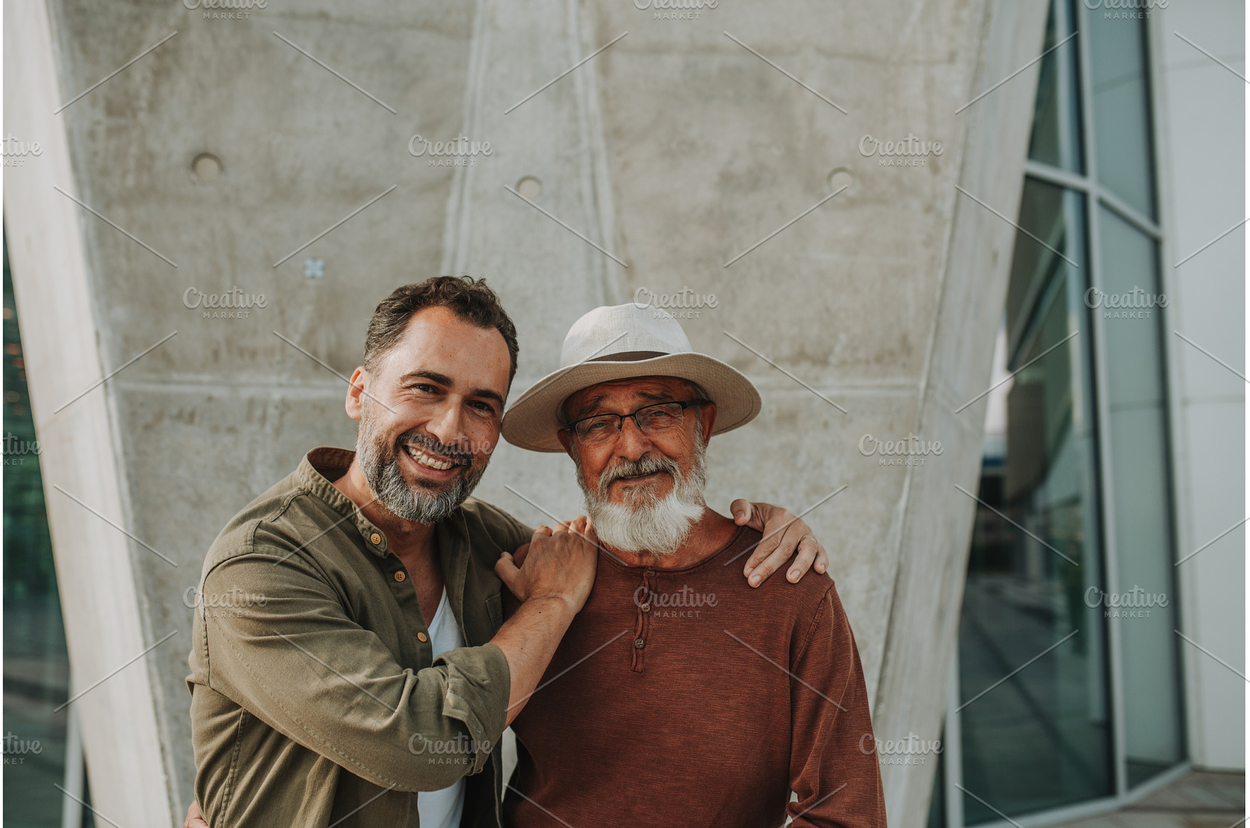 Portrait of handsome mature man and, a Person Photo by HalfPoint