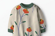 Baby oversized Romper Mockup, a Hoody Mockup by Nora Gad (Thumbnail 12 of 16)