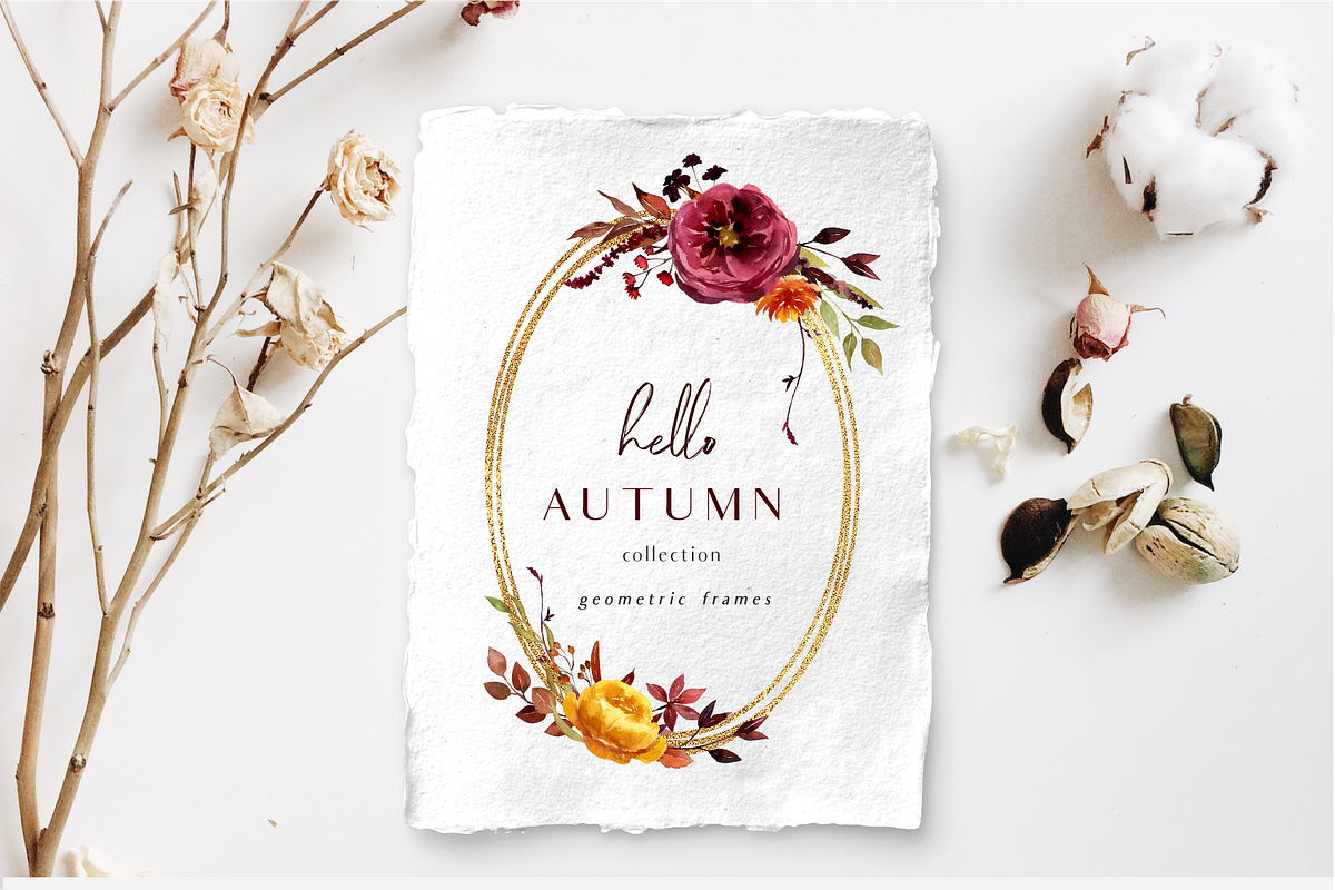 Hello autumn - watercolor collection, a Seasonal Illustration by Youksy (Photo 11 of 17)