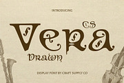 CS Vera Drawn, a Sans Serif Font by Craft Supply Co. (Thumbnail 1 of 8)