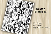 Collage Sheet - Aubrey Beardsley, a Print Template by Kseniya-Omega (Thumbnail 1 of 3)