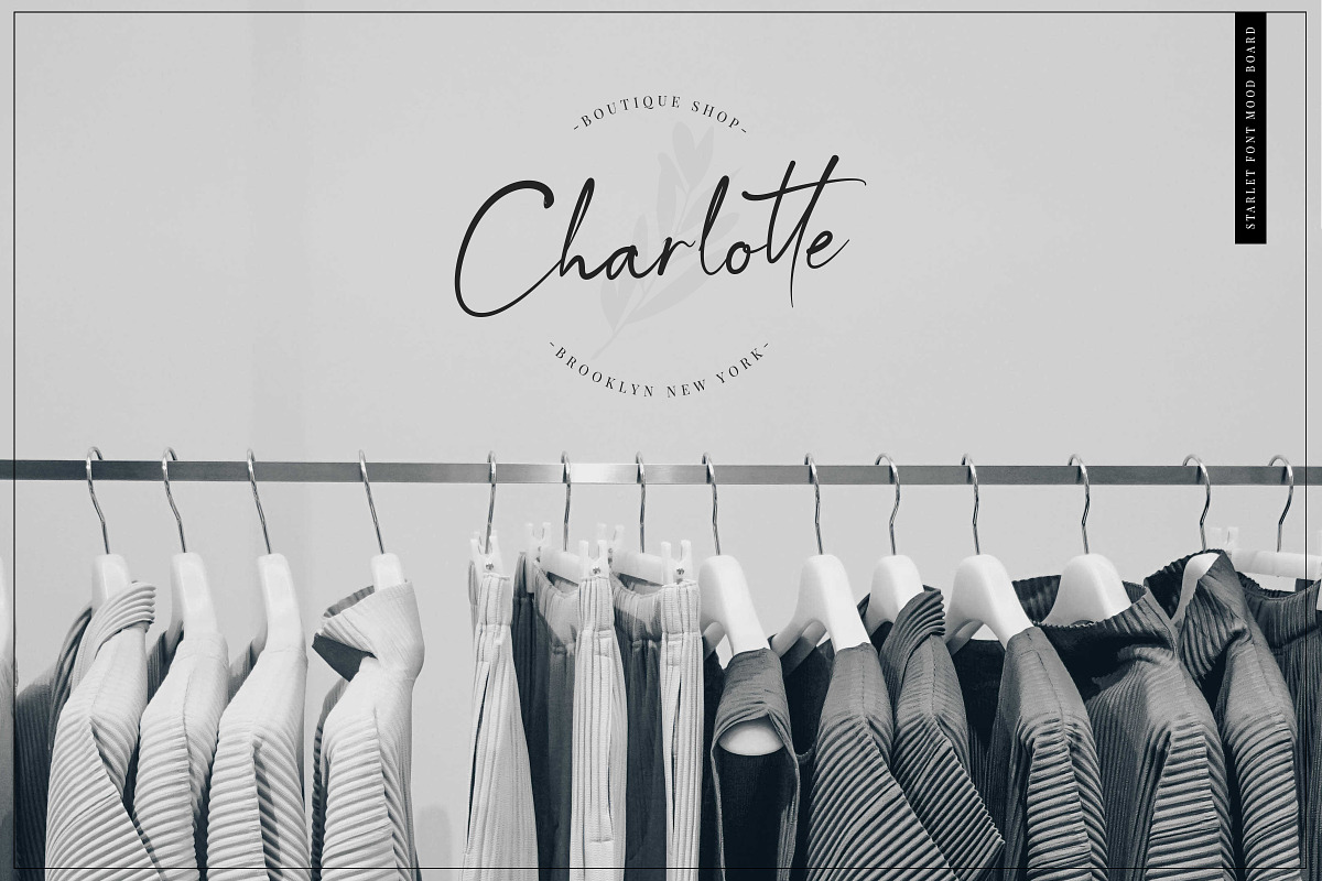 Starlet Script Font + 12 Logos preview 7
