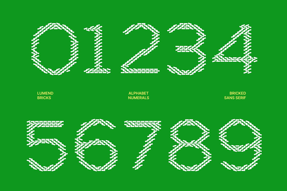 Lumend Bricks, a Sans Serif Font by Craft Supply Co. (Photo 4 of 8)