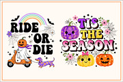 Groovy Halloween Sublimation Bundle, a Work Illustration by Dream Creation (Thumbnail 10 of 11)