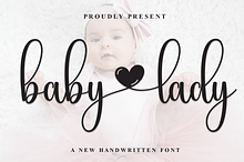 Baby Lady | Script Font
