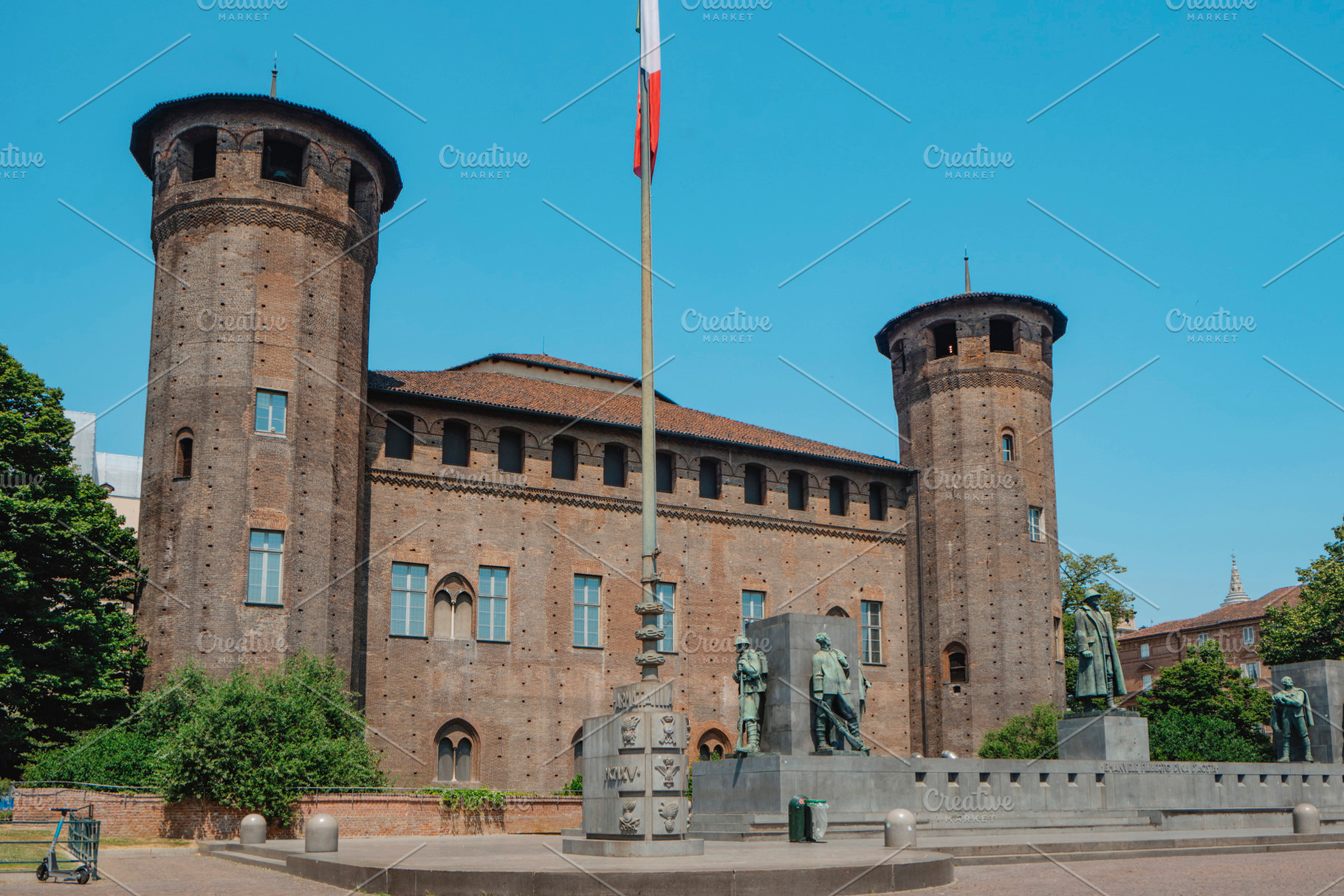 Palazzo Madama and Monument to Duke of Aosta, a Photo by Nito