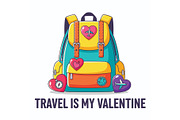 Cute Valentine Lifestyle TShirt Set, a Seasonal Illustration by Designer_Momina (Thumbnail 18 of 21)