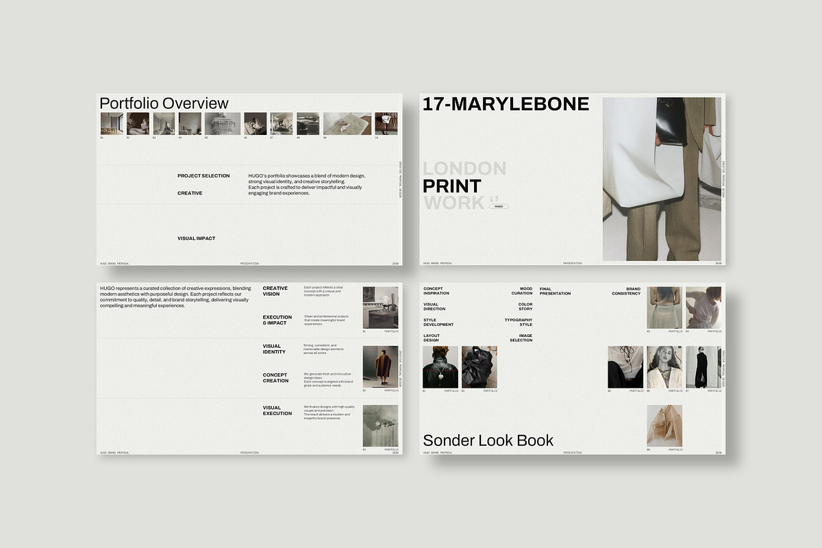 HUGO | Brand Portfolio, a Presentation Template by SparkPro (Photo 5 of 8)