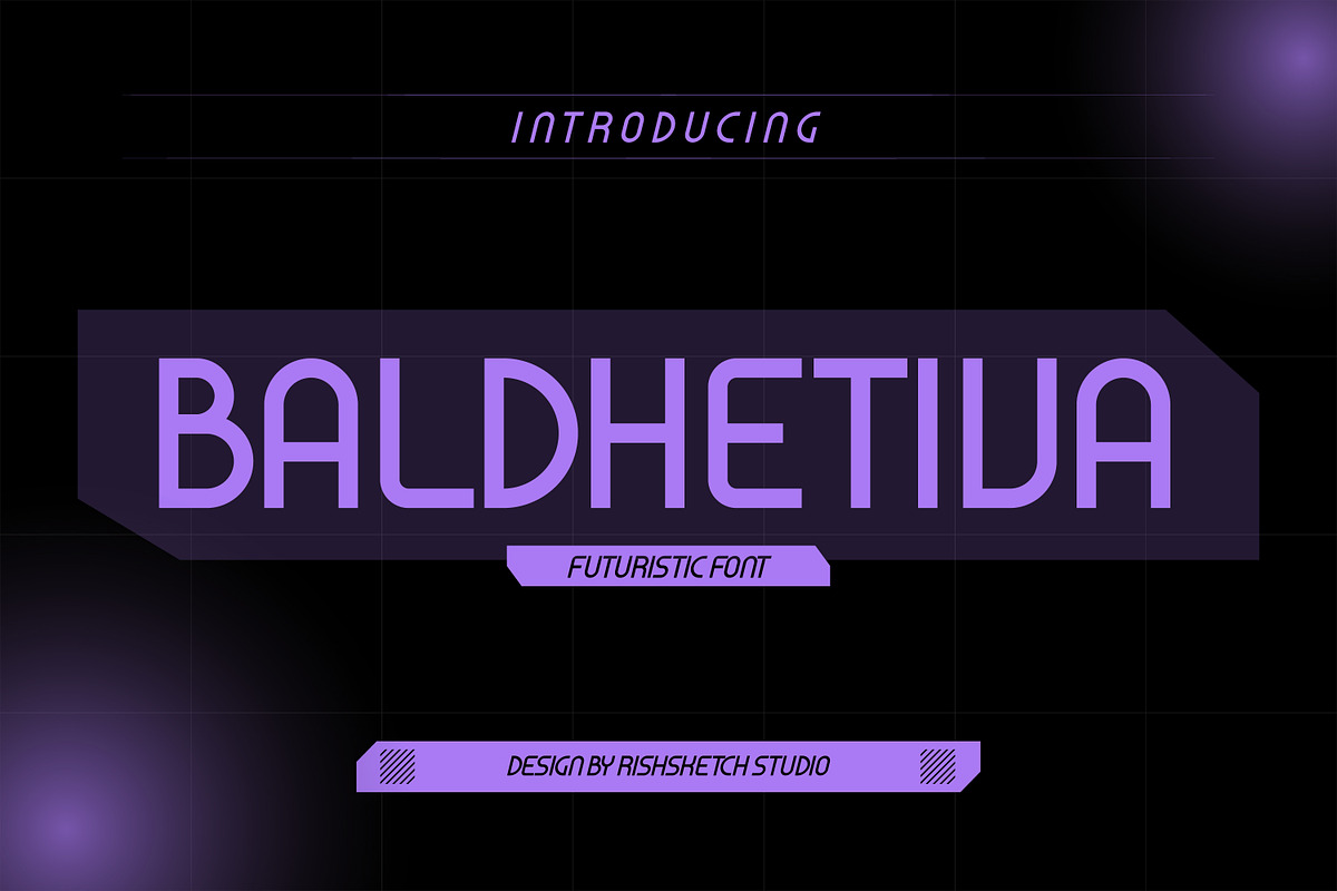 Baldhetiva, a Sans Serif Font by Rishsketch (Photo 1 of 13)