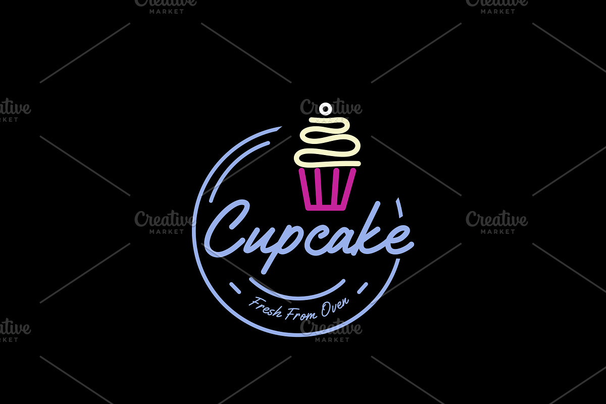 Cupcake Store Logo Design, a Branding & Logo Template by AlvinStd
