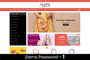 Sack Bag Shopify Theme