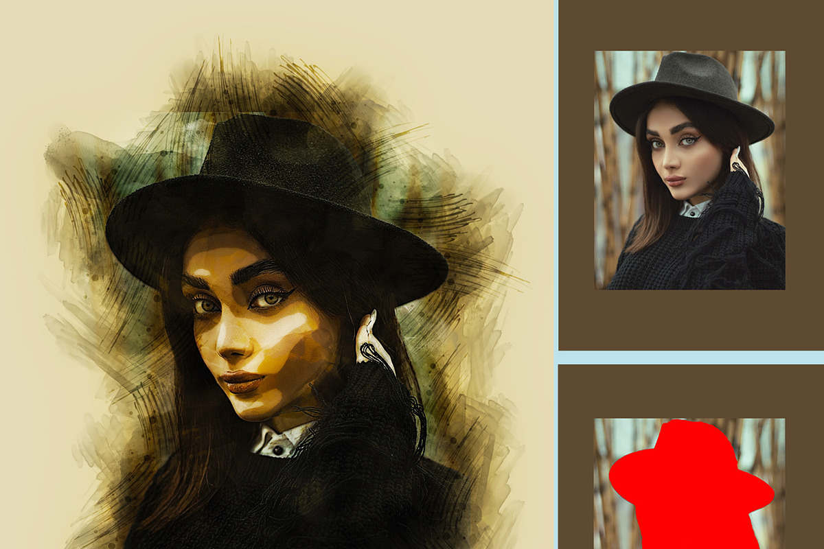 Pro Watercolor Paint, an Action Add-On by MRI STUDIO (Photo 12 of 18)