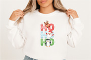 Watercolor Ho Ho Ho PNG, an Illustration by DreamArtGraphic (Thumbnail 2 of 5)