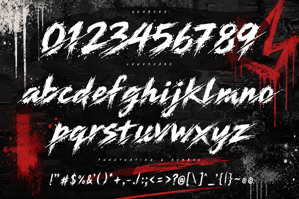 MoonSlash - Raw Cuts Typeface, a Handwritten Font by HypeWorksCo (Photo 14 of 14)