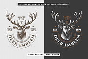 Deer logo, a Branding & Logo Template by SODESIGN (Thumbnail 2 of 2)