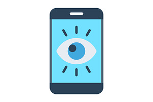 Viewer Flat, a Duotone Icon by Pexelpy