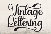 Vintage Lettering | Script Font, a Handwritten Font by Scratchones (Thumbnail 1 of 9)