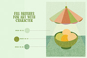 Procreate Illustration Brushes, a Brush Add-On by Basia Stryjecka (Thumbnail 9 of 18)
