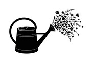 Floral Watering Can Design Bundle, an Illustration by Gaye Art (Thumbnail 4 of 31)
