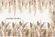 Watercolor pampas grass collection, a Decorative Illustration by TanyaOak (Thumbnail 6 of 8)