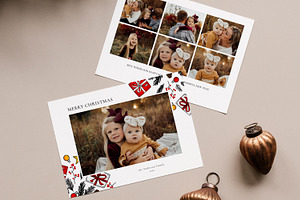 Christmas Card Template CD230