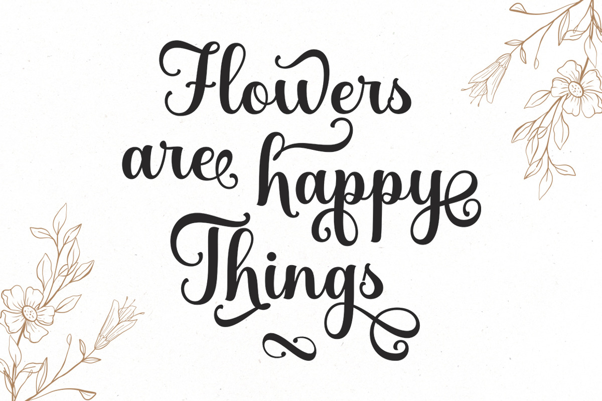 Catalina Shiba, a Script Font by Suza Studio (Photo 3 of 8)