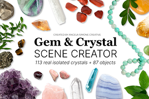 Crystal & Gemstone Mock Up Creator