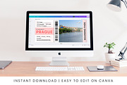 Prague Boarding Pass Canva Templates, a Card Template by Snapybiz (Thumbnail 5 of 10)