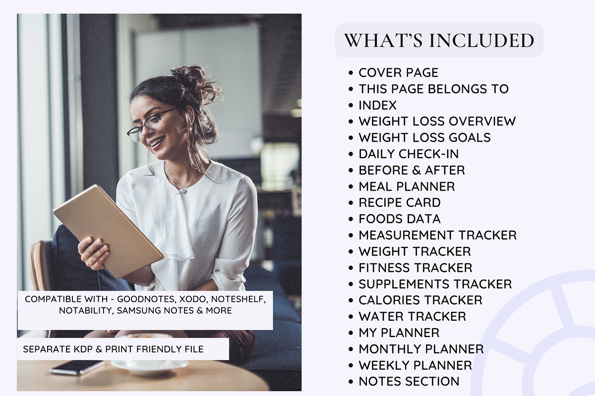 Digital fitness planner preview 3