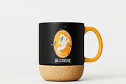 Spooky Halloween Ghost with Bats, a Graphic by Vector Stall (Thumbnail 4 of 4)