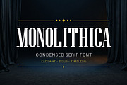 Monolithica serif font, a Serif Font by pictranoosa_studio (Thumbnail 1 of 6)
