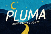 Pluma Handwriting, a Sans Serif Font by maghrib (Thumbnail 1 of 8)