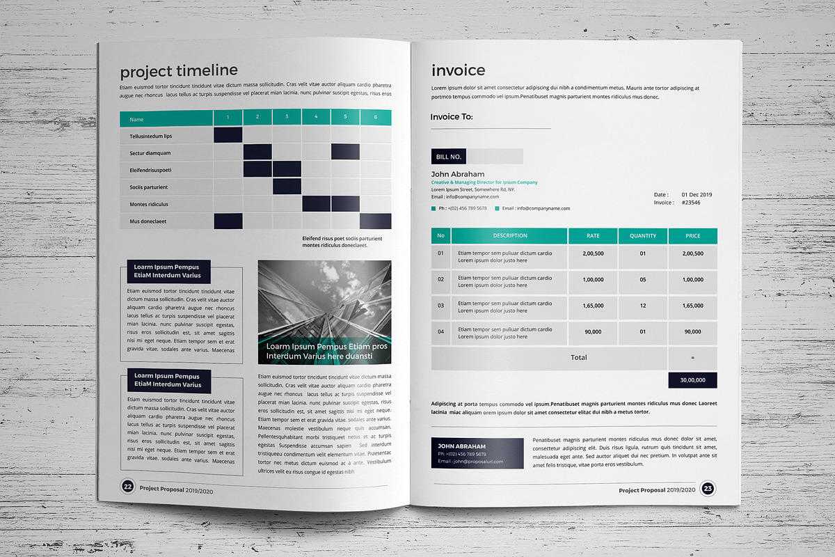 Project Proposal Template V7, a Brochure Template by JanySultana (Photo 12 of 16)