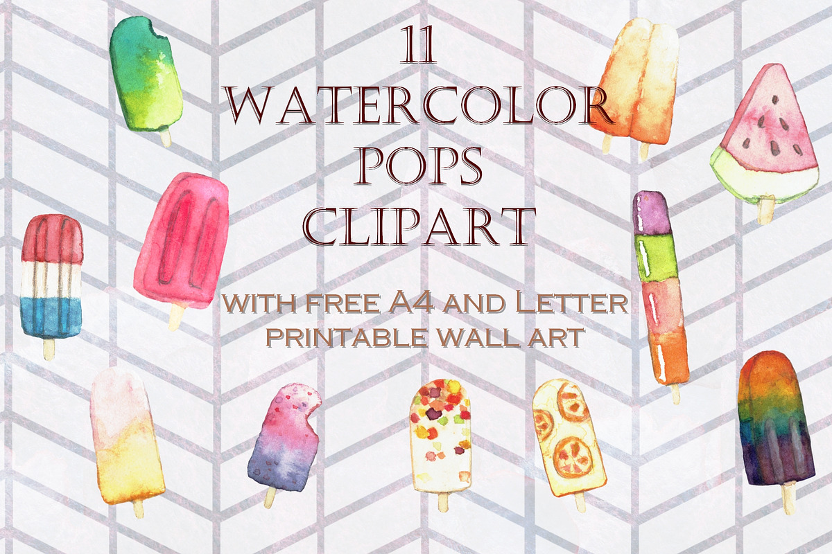 Summer Bundle - 136 elements, a Food Illustration by Tubigan Art (Photo 3 of 15)